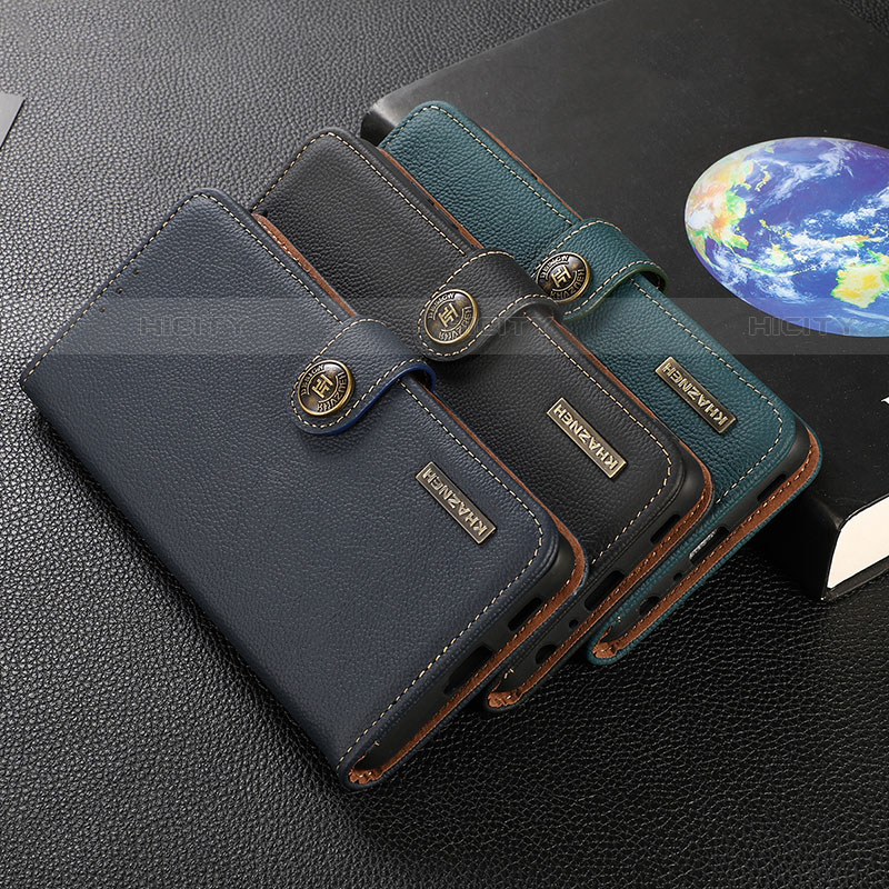 Handytasche Stand Schutzhülle Flip Leder Hülle B02H für Motorola Moto E20