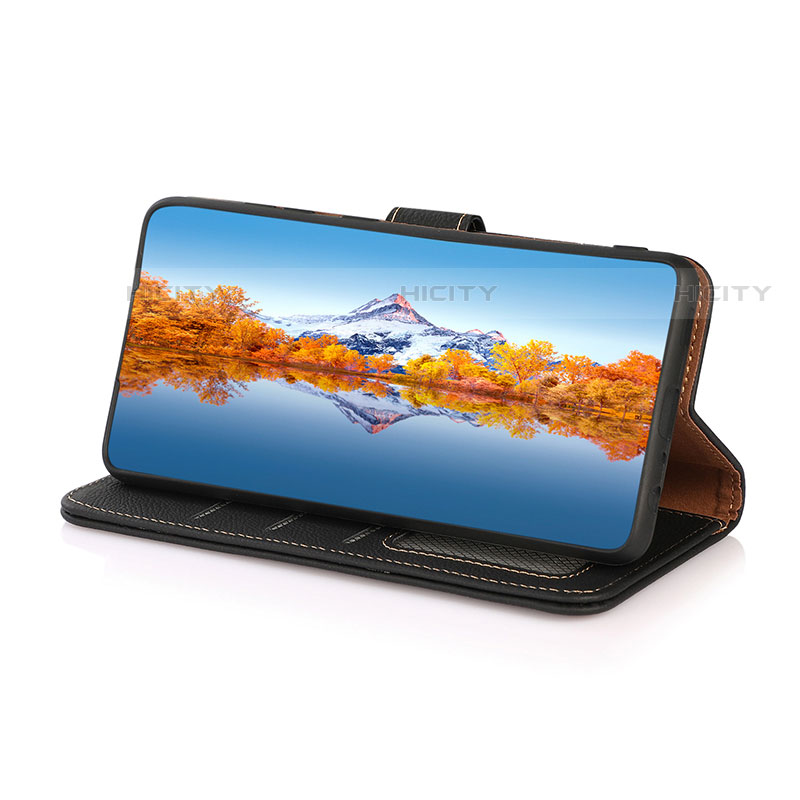 Handytasche Stand Schutzhülle Flip Leder Hülle B02H für Motorola Moto E20