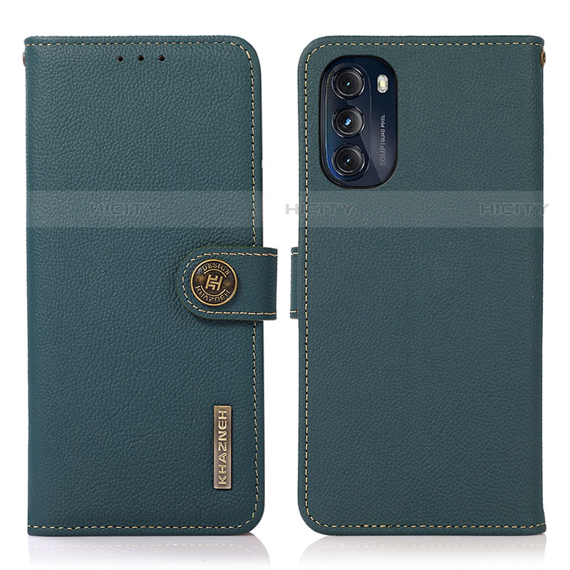 Handytasche Stand Schutzhülle Flip Leder Hülle B02H für Motorola Moto G 5G (2022)