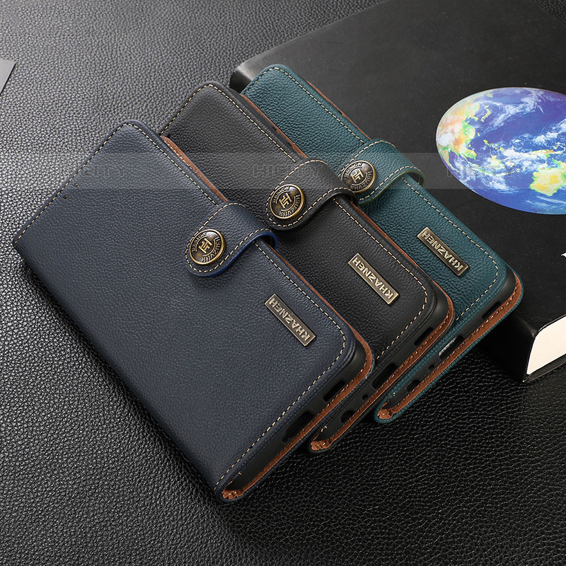 Handytasche Stand Schutzhülle Flip Leder Hülle B02H für Oppo F19 Pro