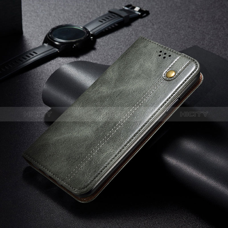 Handytasche Stand Schutzhülle Flip Leder Hülle B02S für Realme Q3i 5G groß