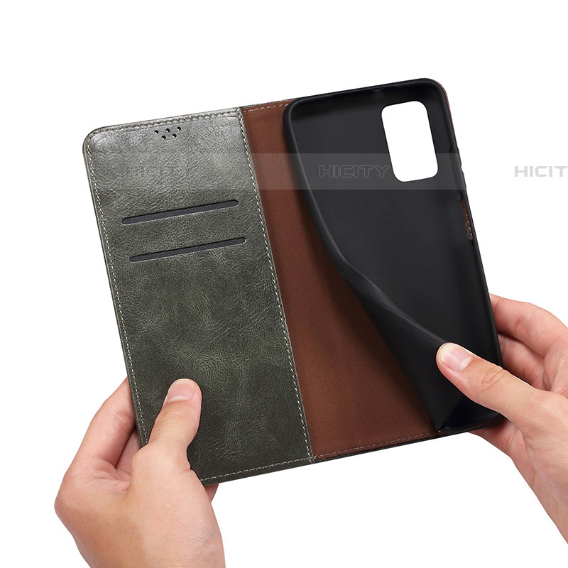 Handytasche Stand Schutzhülle Flip Leder Hülle B02S für Samsung Galaxy A72 5G