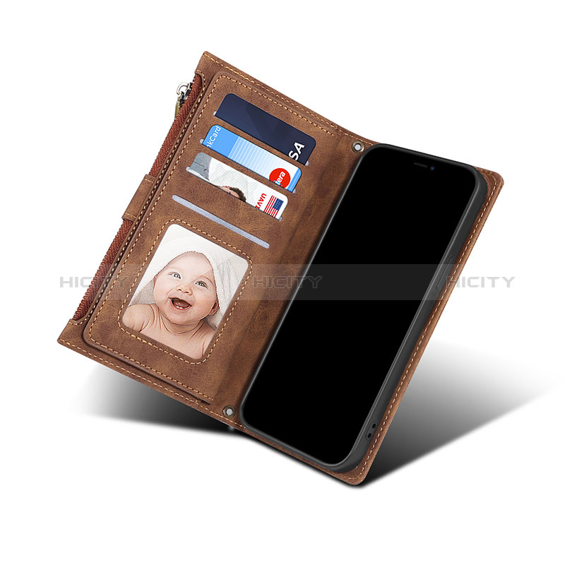 Handytasche Stand Schutzhülle Flip Leder Hülle B02S für Samsung Galaxy S20 FE 4G groß