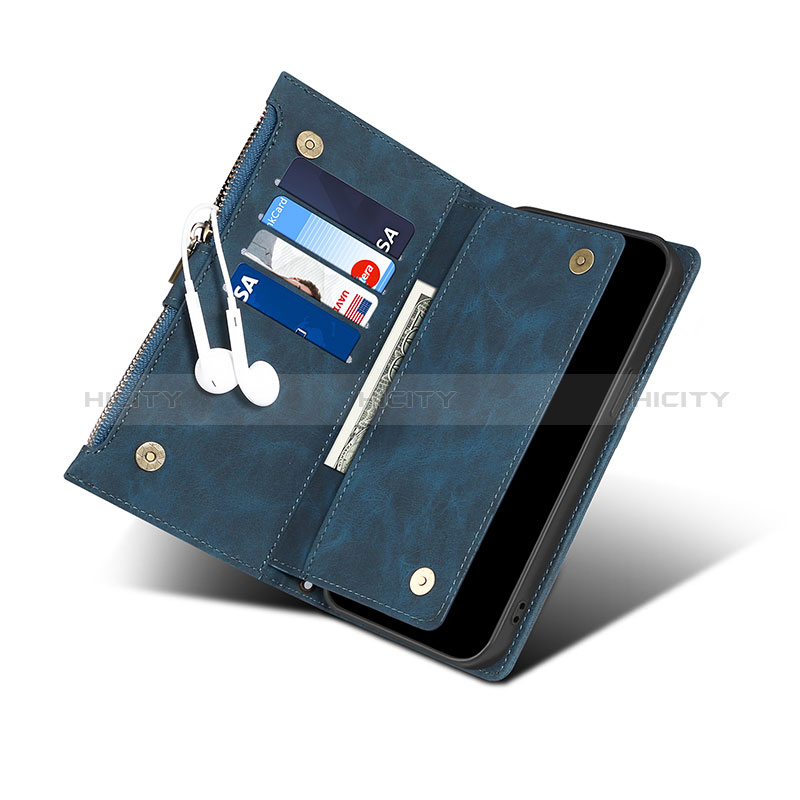 Handytasche Stand Schutzhülle Flip Leder Hülle B02S für Samsung Galaxy S20 FE 4G groß