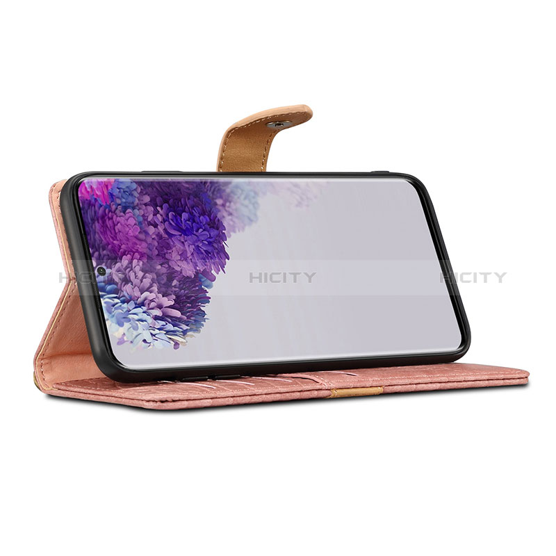 Handytasche Stand Schutzhülle Flip Leder Hülle B02S für Samsung Galaxy S20 Plus 5G groß