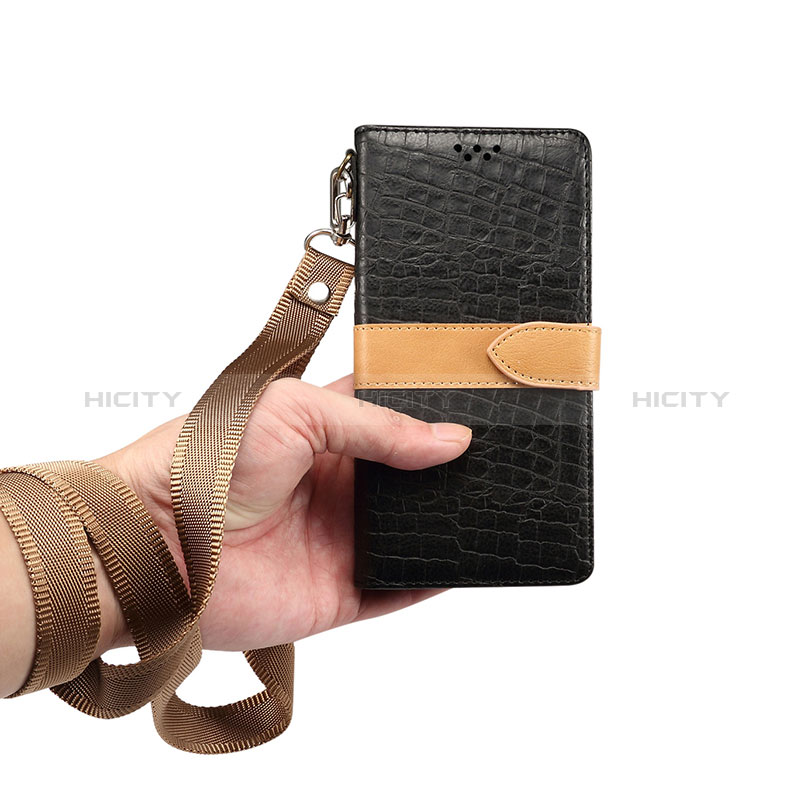 Handytasche Stand Schutzhülle Flip Leder Hülle B02S für Samsung Galaxy S20 Plus groß