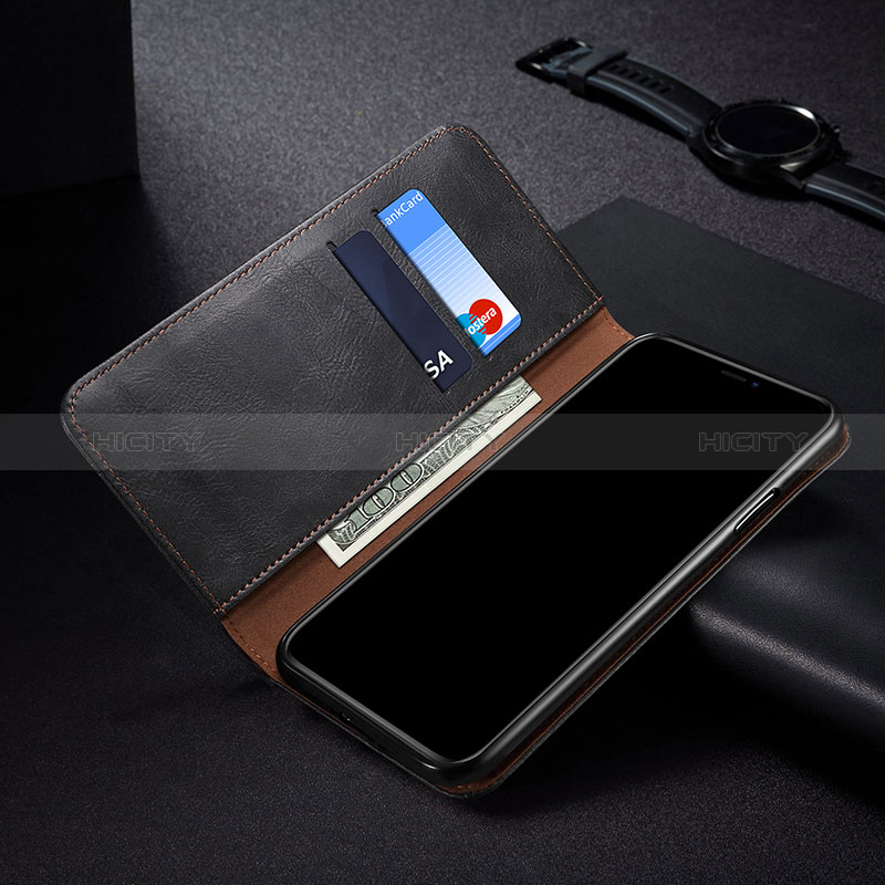 Handytasche Stand Schutzhülle Flip Leder Hülle B02S für Xiaomi Redmi 9 Power groß