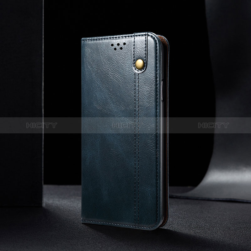 Handytasche Stand Schutzhülle Flip Leder Hülle B02S für Xiaomi Redmi 9 Power Blau