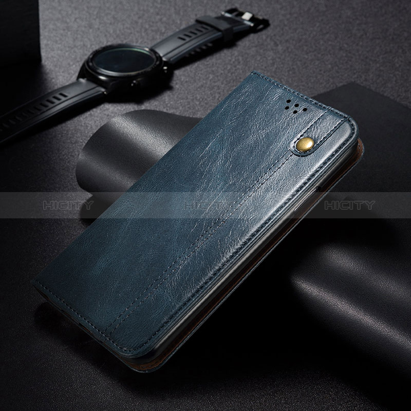 Handytasche Stand Schutzhülle Flip Leder Hülle B02S für Xiaomi Redmi Note 10T 5G Blau Plus