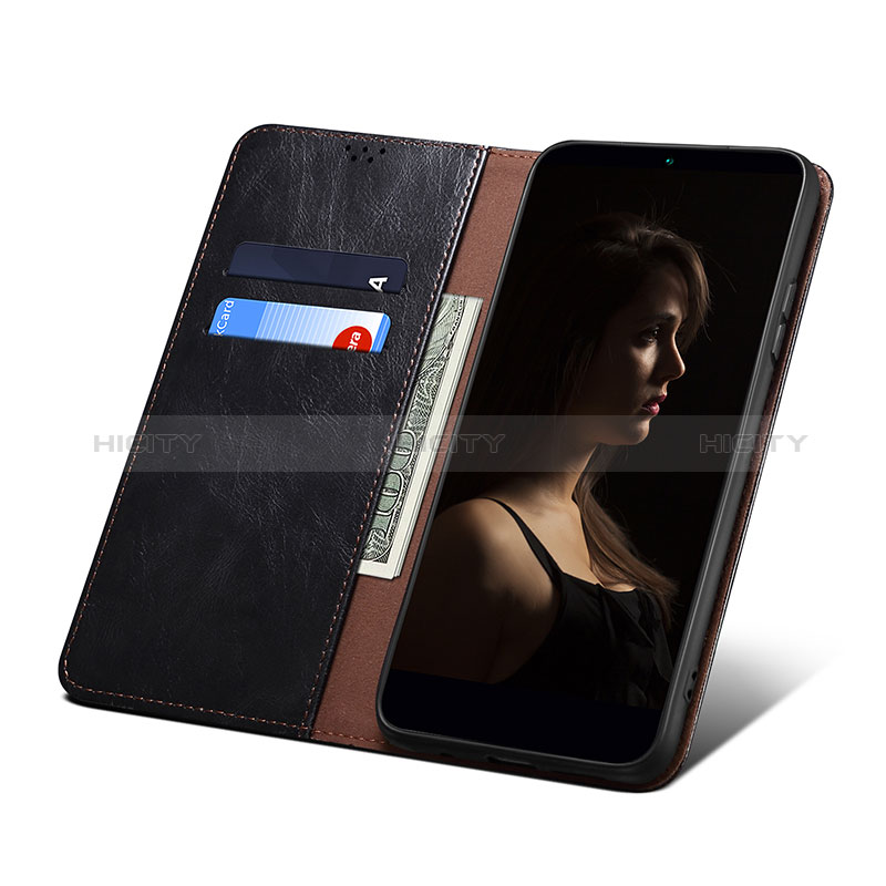 Handytasche Stand Schutzhülle Flip Leder Hülle B02S für Xiaomi Redmi Note 12S groß