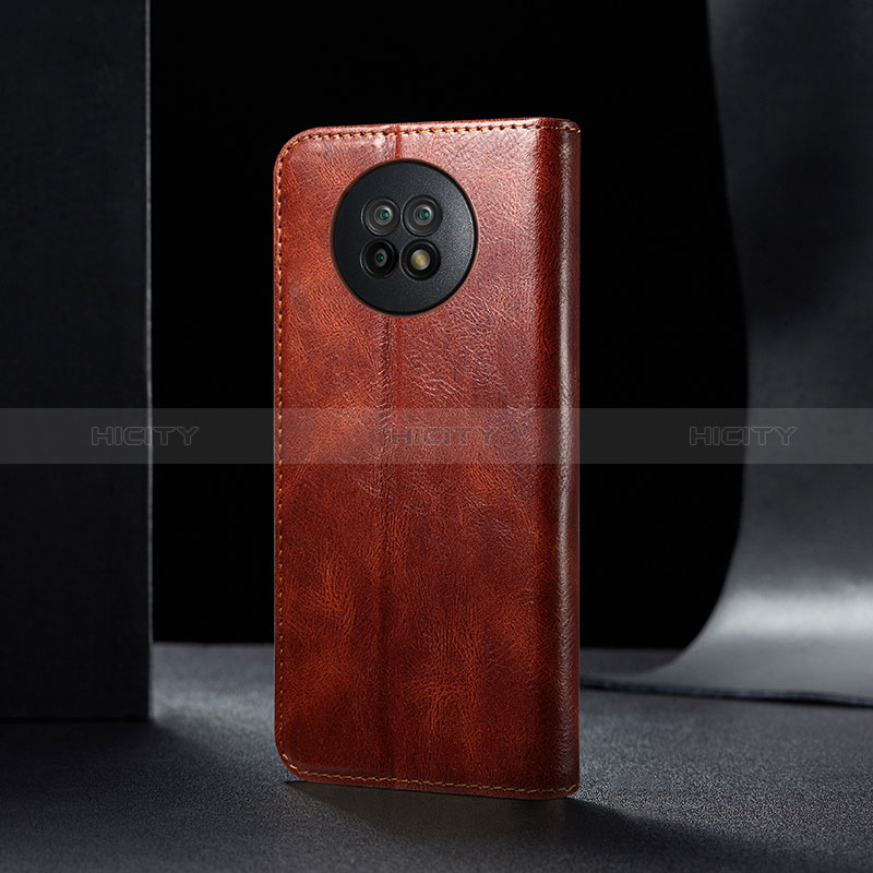 Handytasche Stand Schutzhülle Flip Leder Hülle B02S für Xiaomi Redmi Note 9 5G groß