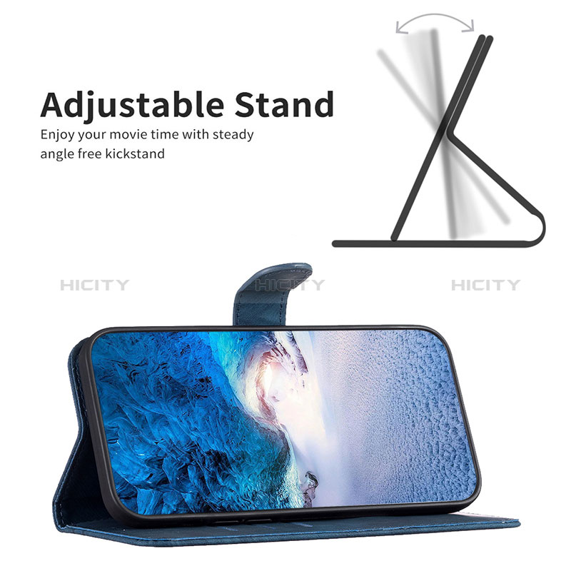 Handytasche Stand Schutzhülle Flip Leder Hülle B03F für Google Pixel 7 Pro 5G groß