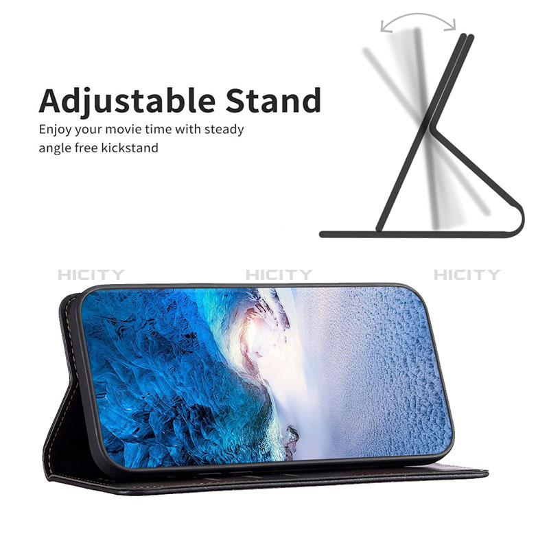 Handytasche Stand Schutzhülle Flip Leder Hülle B03F für Realme C55 groß