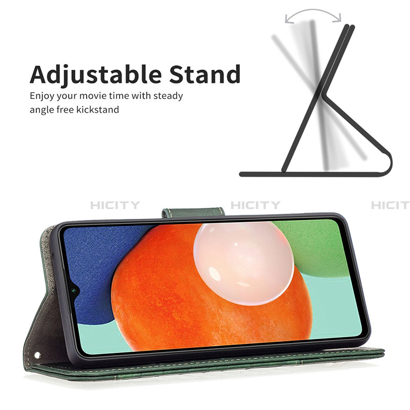 Handytasche Stand Schutzhülle Flip Leder Hülle B03F für Samsung Galaxy A13 4G groß