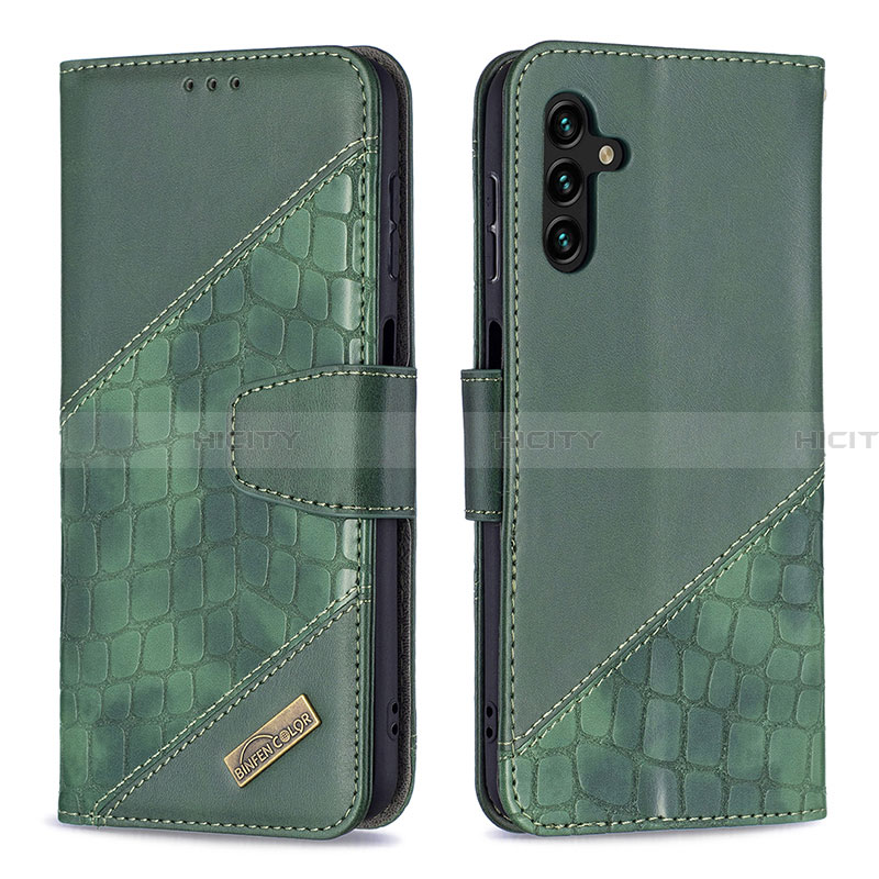 Handytasche Stand Schutzhülle Flip Leder Hülle B03F für Samsung Galaxy A13 5G