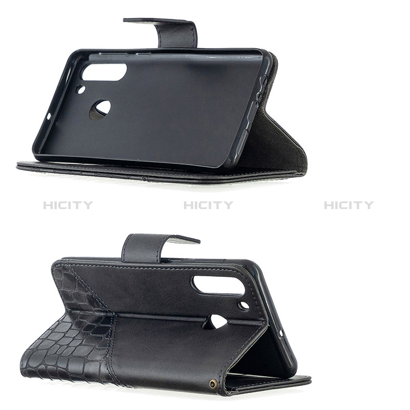 Handytasche Stand Schutzhülle Flip Leder Hülle B03F für Samsung Galaxy A21