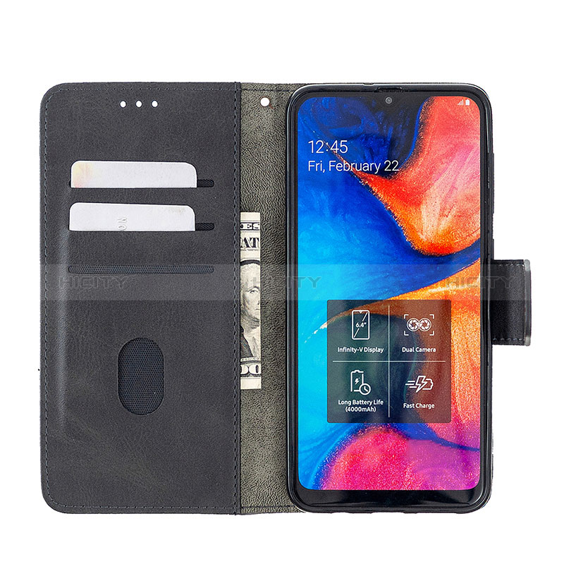 Handytasche Stand Schutzhülle Flip Leder Hülle B03F für Samsung Galaxy A30 groß