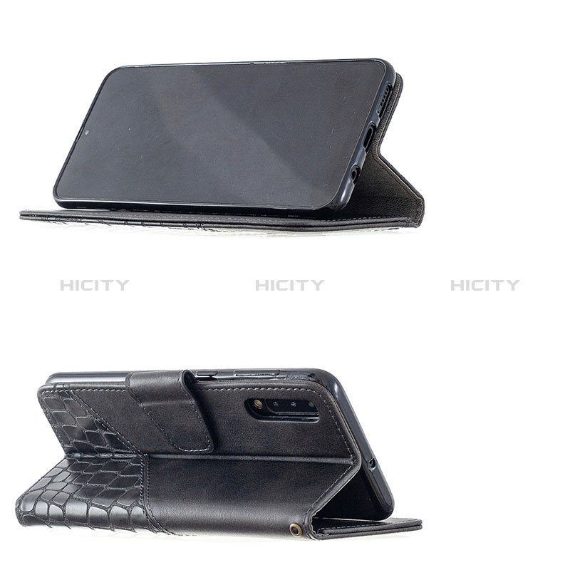 Handytasche Stand Schutzhülle Flip Leder Hülle B03F für Samsung Galaxy A30S groß