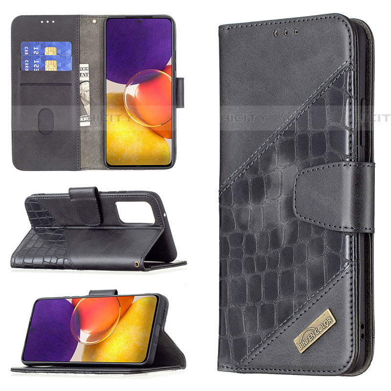 Handytasche Stand Schutzhülle Flip Leder Hülle B03F für Samsung Galaxy A34 5G