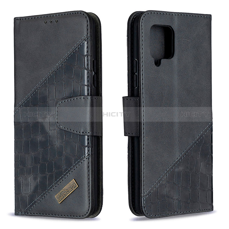 Handytasche Stand Schutzhülle Flip Leder Hülle B03F für Samsung Galaxy A42 5G