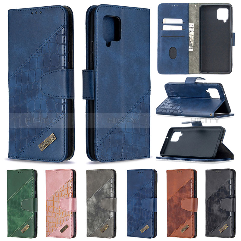 Handytasche Stand Schutzhülle Flip Leder Hülle B03F für Samsung Galaxy A42 5G