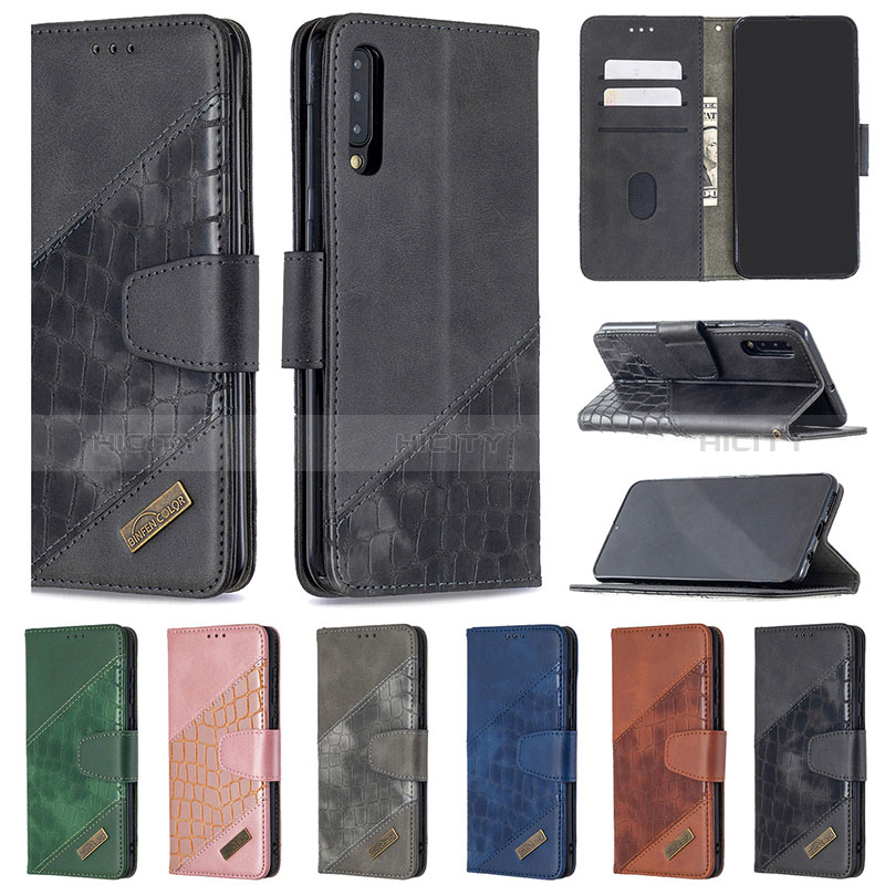 Handytasche Stand Schutzhülle Flip Leder Hülle B03F für Samsung Galaxy A50S