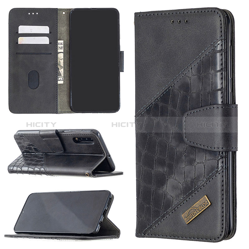 Handytasche Stand Schutzhülle Flip Leder Hülle B03F für Samsung Galaxy A50S