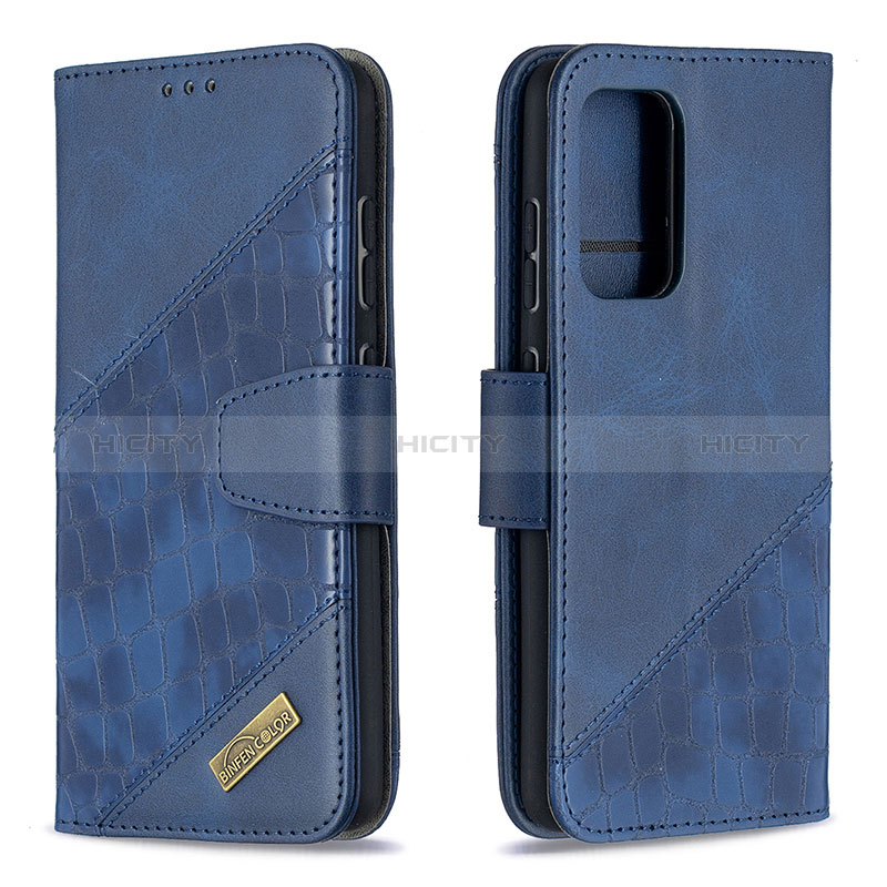 Handytasche Stand Schutzhülle Flip Leder Hülle B03F für Samsung Galaxy A52s 5G