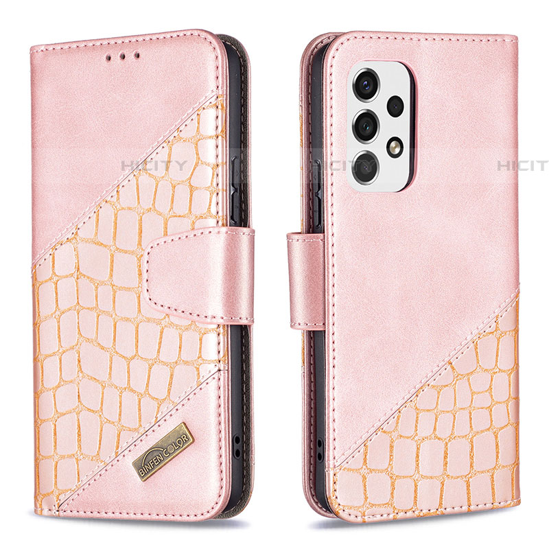 Handytasche Stand Schutzhülle Flip Leder Hülle B03F für Samsung Galaxy A53 5G