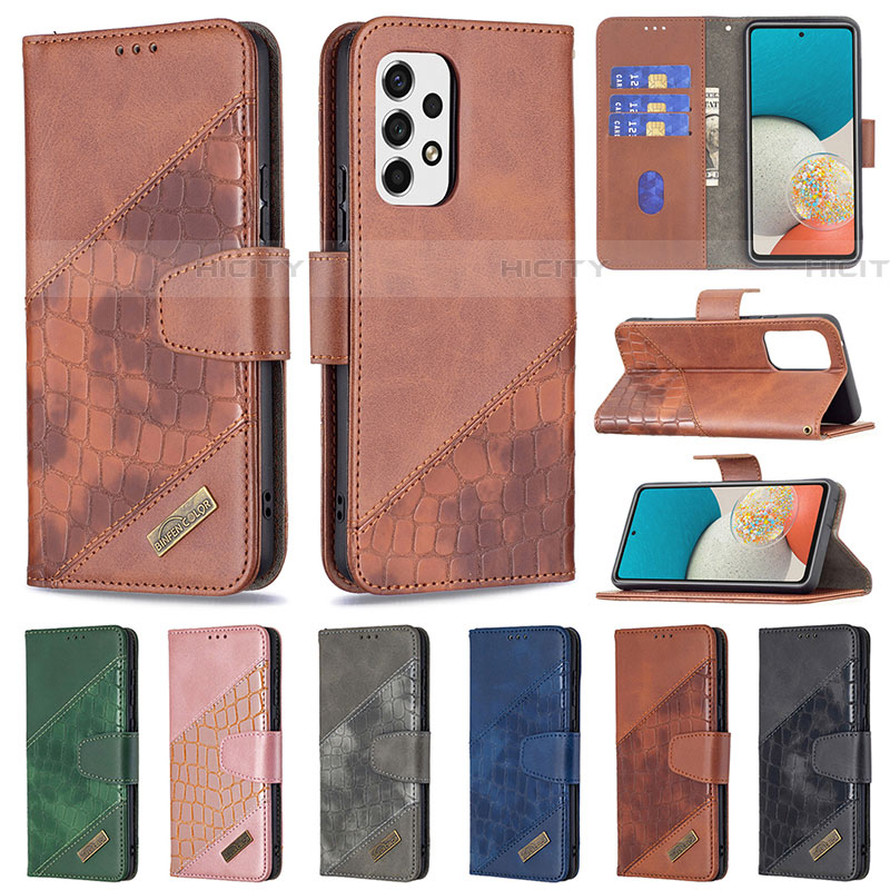 Handytasche Stand Schutzhülle Flip Leder Hülle B03F für Samsung Galaxy A53 5G