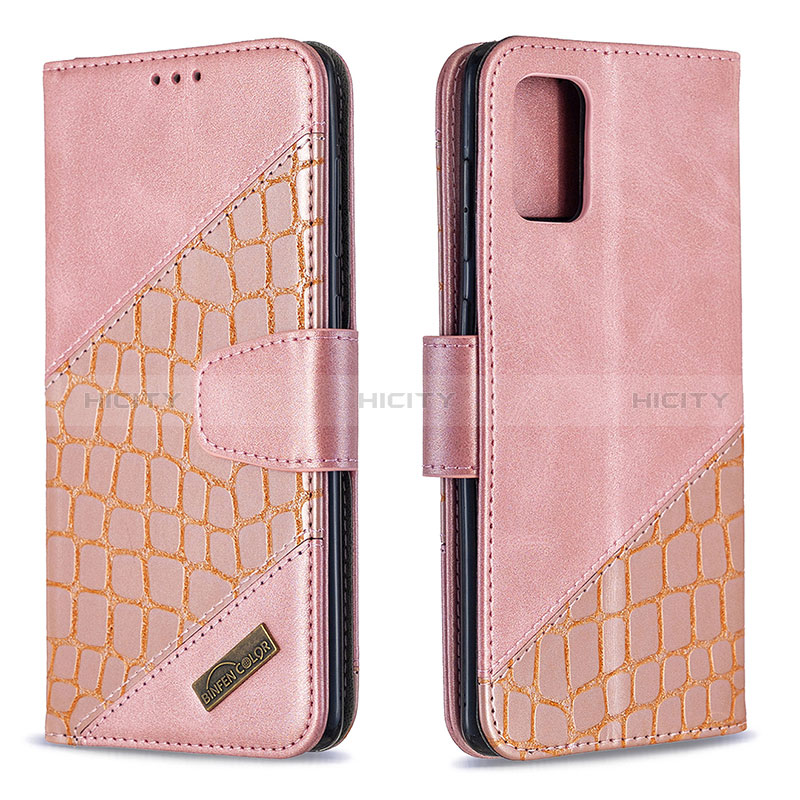 Handytasche Stand Schutzhülle Flip Leder Hülle B03F für Samsung Galaxy A71 5G