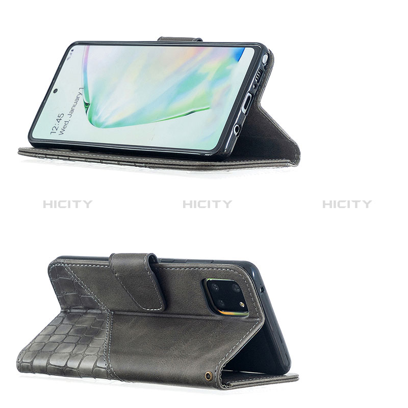 Handytasche Stand Schutzhülle Flip Leder Hülle B03F für Samsung Galaxy M60s