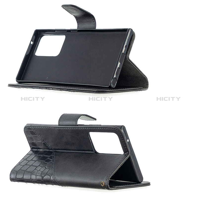 Handytasche Stand Schutzhülle Flip Leder Hülle B03F für Samsung Galaxy Note 20 Ultra 5G groß
