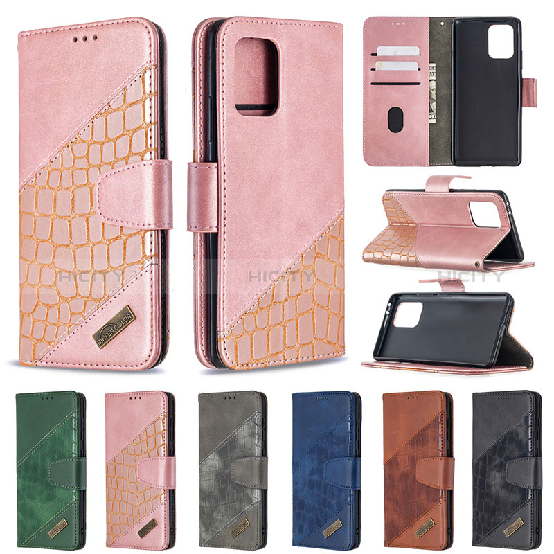 Handytasche Stand Schutzhülle Flip Leder Hülle B03F für Samsung Galaxy S10 Lite