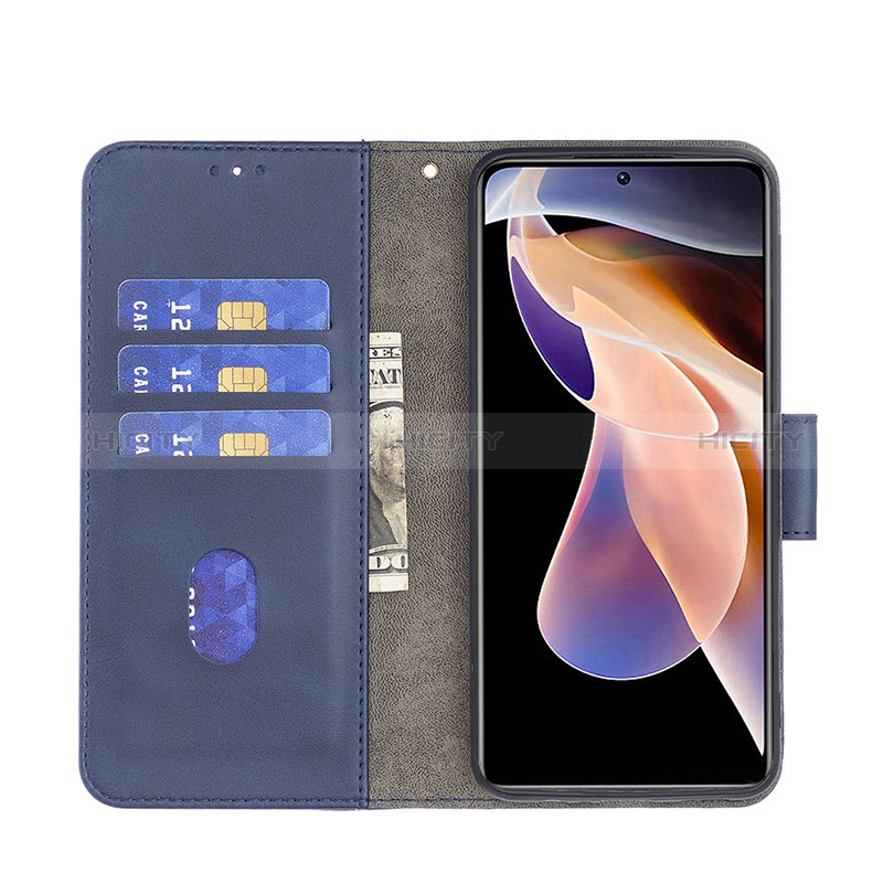 Handytasche Stand Schutzhülle Flip Leder Hülle B03F für Xiaomi Poco X4 NFC groß