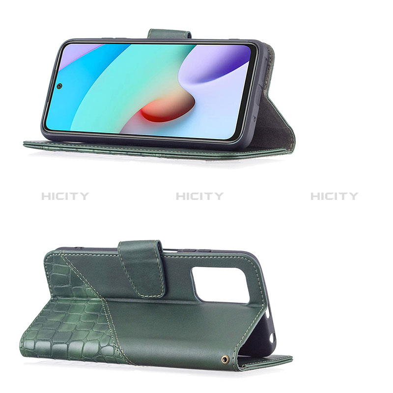 Handytasche Stand Schutzhülle Flip Leder Hülle B03F für Xiaomi Redmi 10 (2022)