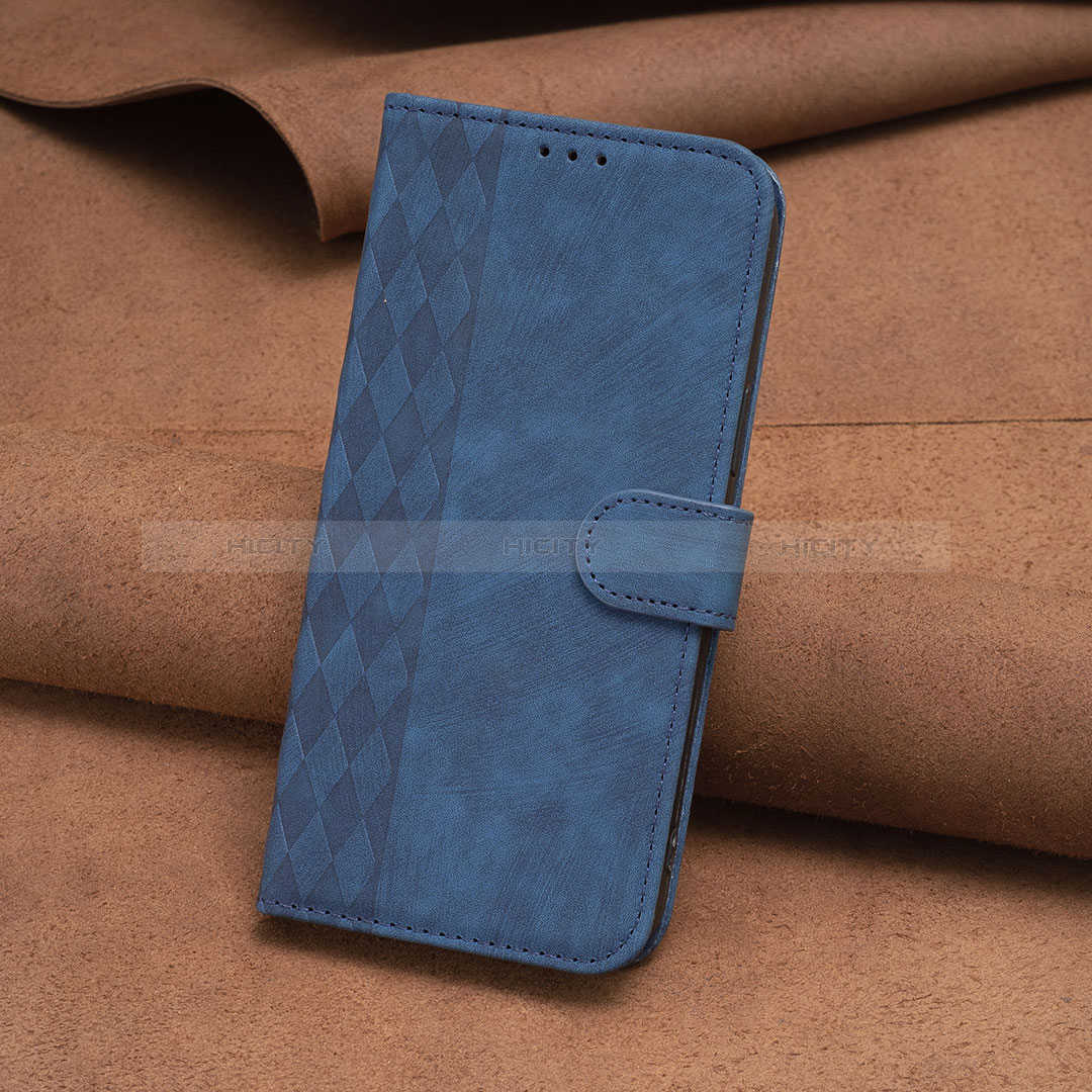 Handytasche Stand Schutzhülle Flip Leder Hülle B03F für Xiaomi Redmi 12 4G Blau