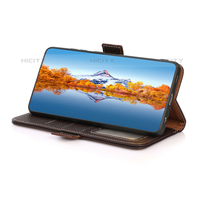 Handytasche Stand Schutzhülle Flip Leder Hülle B03H für Oppo A16s groß