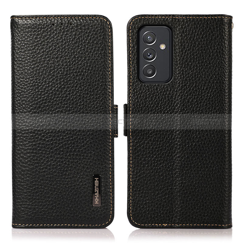 Handytasche Stand Schutzhülle Flip Leder Hülle B03H für Samsung Galaxy A35 5G Schwarz Plus