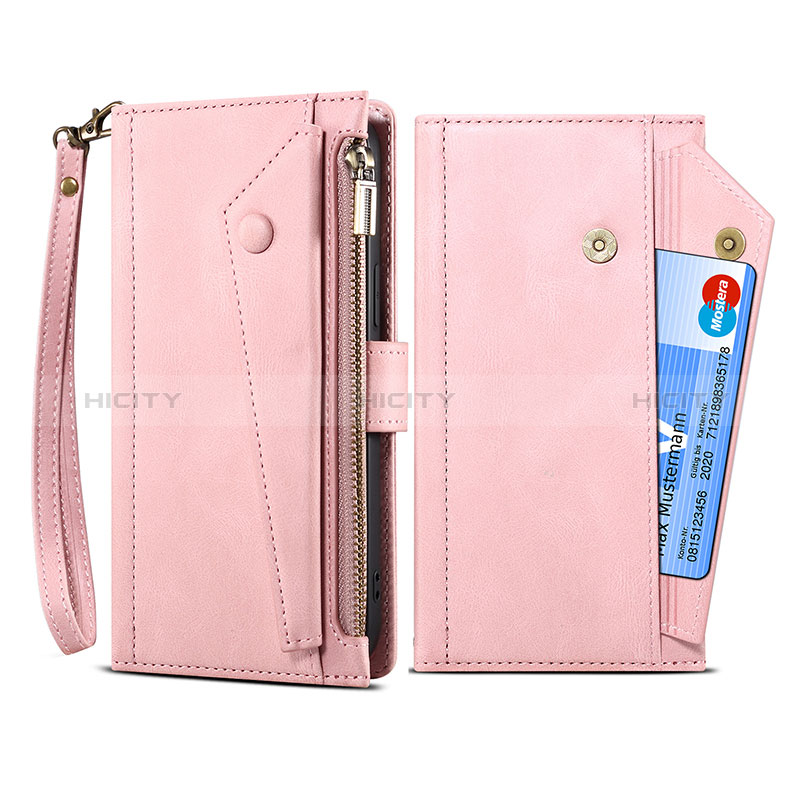 Handytasche Stand Schutzhülle Flip Leder Hülle B03S für Nokia XR20 Rosa