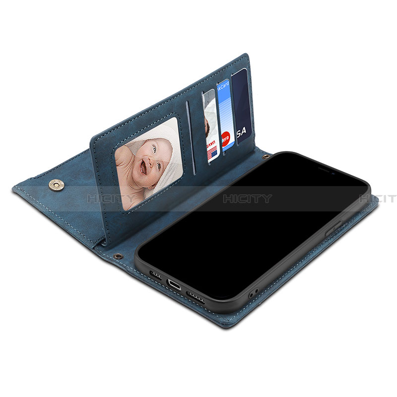 Handytasche Stand Schutzhülle Flip Leder Hülle B03S für Samsung Galaxy A33 5G