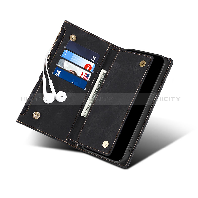 Handytasche Stand Schutzhülle Flip Leder Hülle B03S für Samsung Galaxy A42 5G