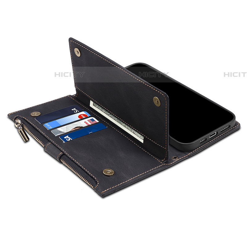 Handytasche Stand Schutzhülle Flip Leder Hülle B03S für Samsung Galaxy A52 5G