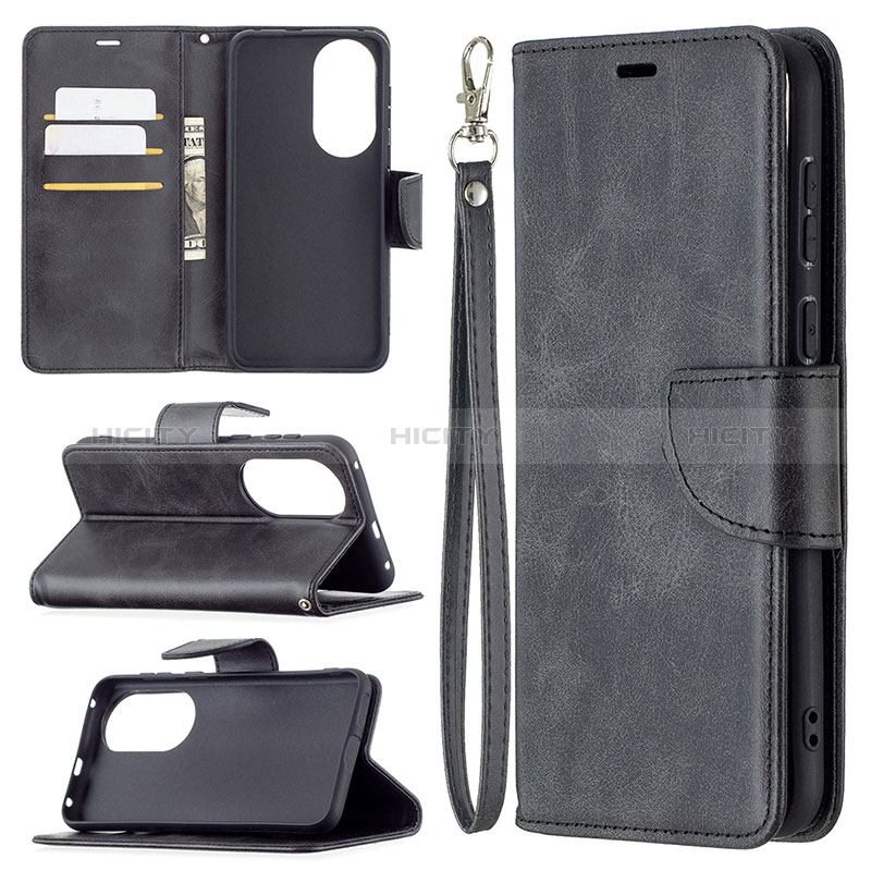 Handytasche Stand Schutzhülle Flip Leder Hülle B04F für Huawei P50