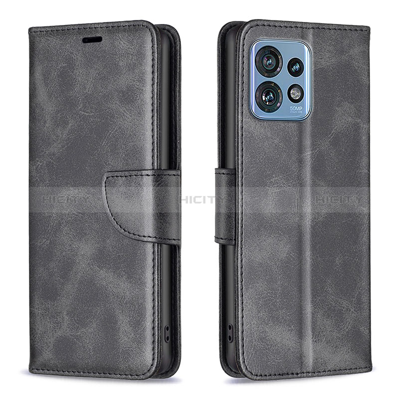 Handytasche Stand Schutzhülle Flip Leder Hülle B04F für Motorola Moto Edge 40 Pro 5G groß