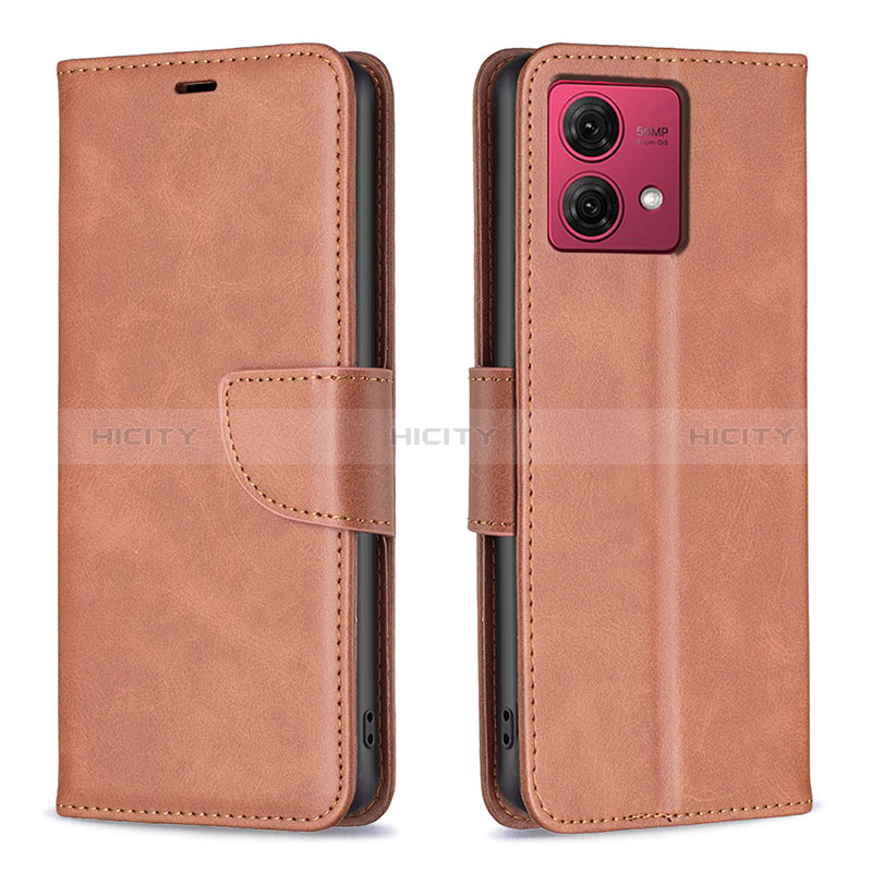 Handytasche Stand Schutzhülle Flip Leder Hülle B04F für Motorola Moto G84 5G