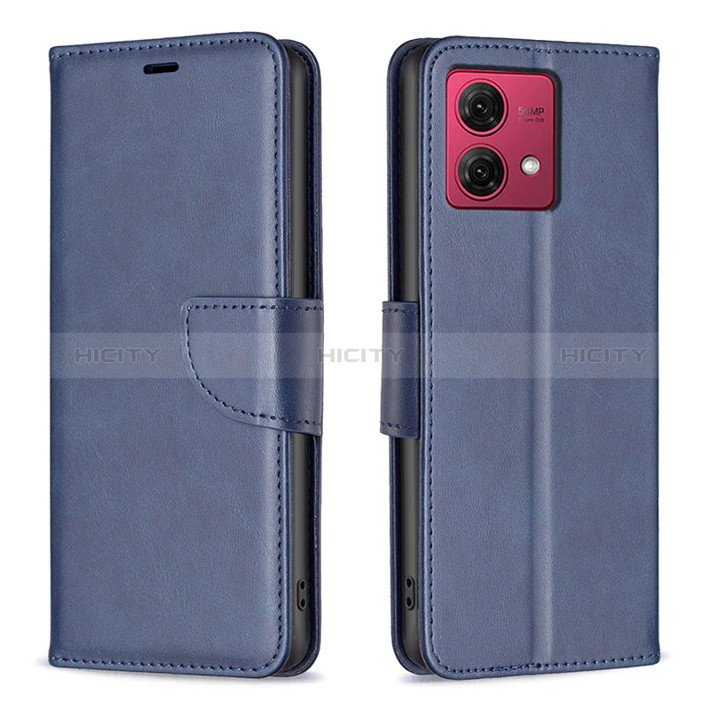 Handytasche Stand Schutzhülle Flip Leder Hülle B04F für Motorola Moto G84 5G