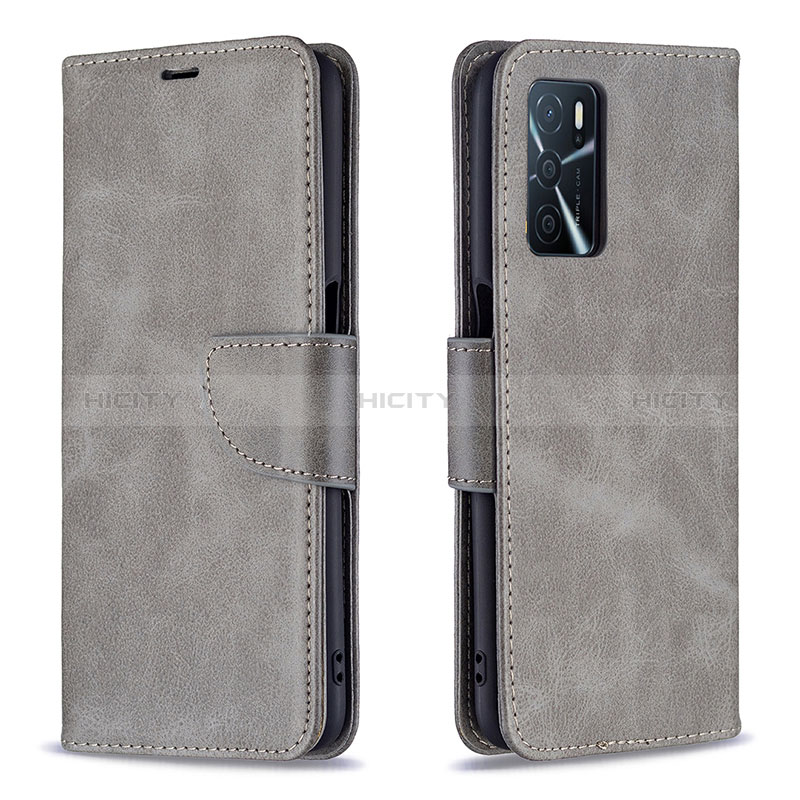 Handytasche Stand Schutzhülle Flip Leder Hülle B04F für Oppo A16