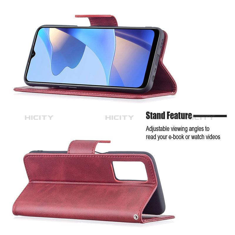 Handytasche Stand Schutzhülle Flip Leder Hülle B04F für Oppo A16