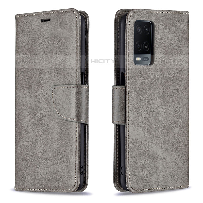 Handytasche Stand Schutzhülle Flip Leder Hülle B04F für Oppo A54 4G